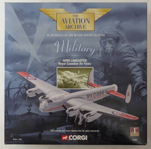 CORGI 1/144 47303 AVRO LANCASTER ROYAL CANADIAN AIR FORCE  NO CERTIFICATE 