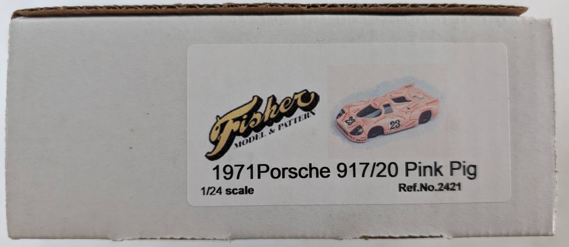 FISHER MODEL 1/24 2421 1971 PORSCHE 917/20 PINK PIG