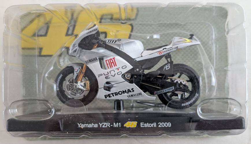 UNKNOWN MAKE 1/18 YAMAHA YZR-M1 ESTORIL 2009 - VALENTINO ROSSI