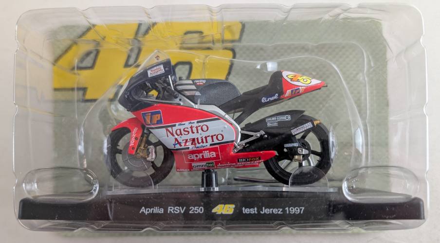 UNKNOWN MAKE 1/18 APRILIA RSV 250 TEST JEREX 1997 - VALENTINO ROSSI