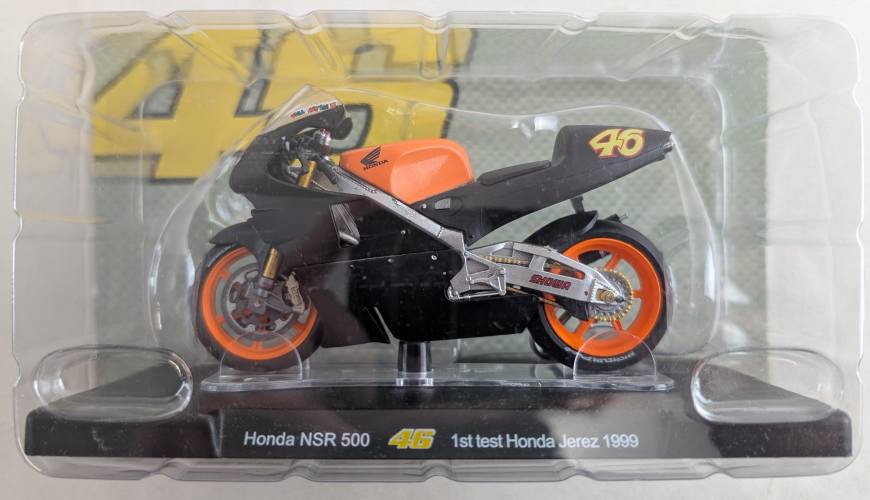 UNKNOWN MAKE 1/18 HONDA NSR 500 1ST TEST HONDA JEREZ 1999 - VALENTINO ROSSI