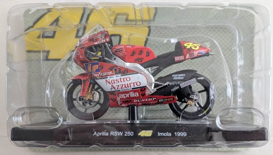 UNKNOWN MAKE 1/18 APRILIA RSW 250 IMOLA 1999 - VALENTINO ROSSI