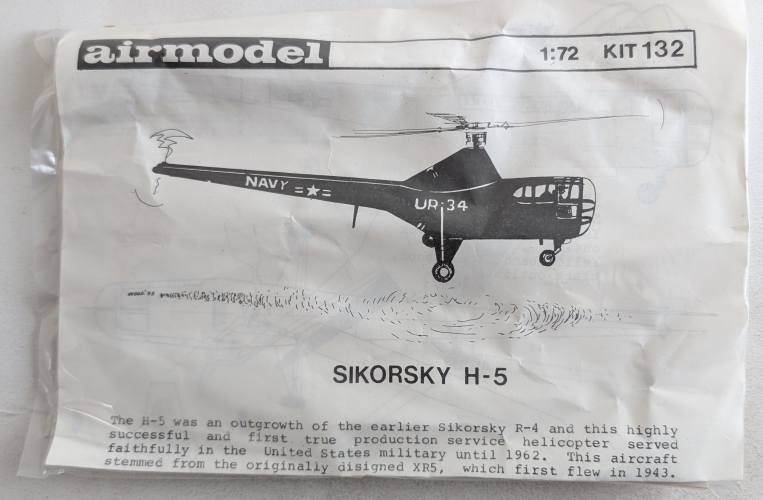 AIRMODEL 1/72 132 SIKORSKY H-5