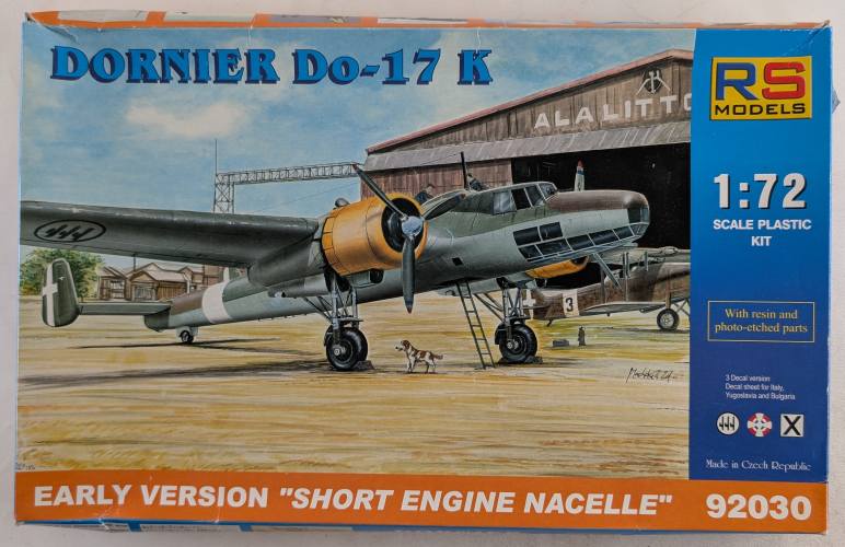 RS MODELS 1/72 92030 DORNIER DO-17K