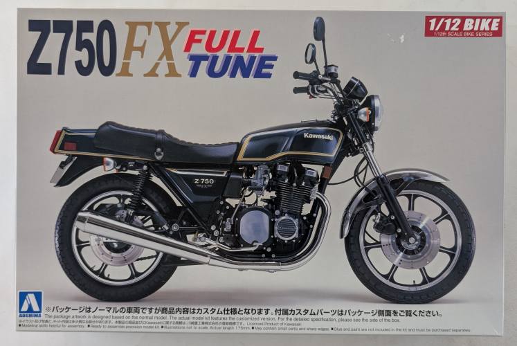 AOSHIMA 1/12 42168 KAWASAKI Z750 FX FULL TUNE