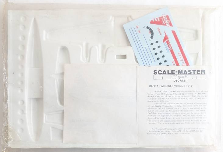 SCALE-MASTER 1/144 CAPITAL AIRLINES VISCOUNT 745