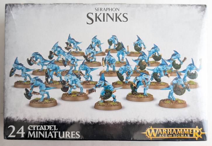 GAMES WORKSHOP  WARHAMMER AGE OF SIGMAR SERAPHON SKINKS