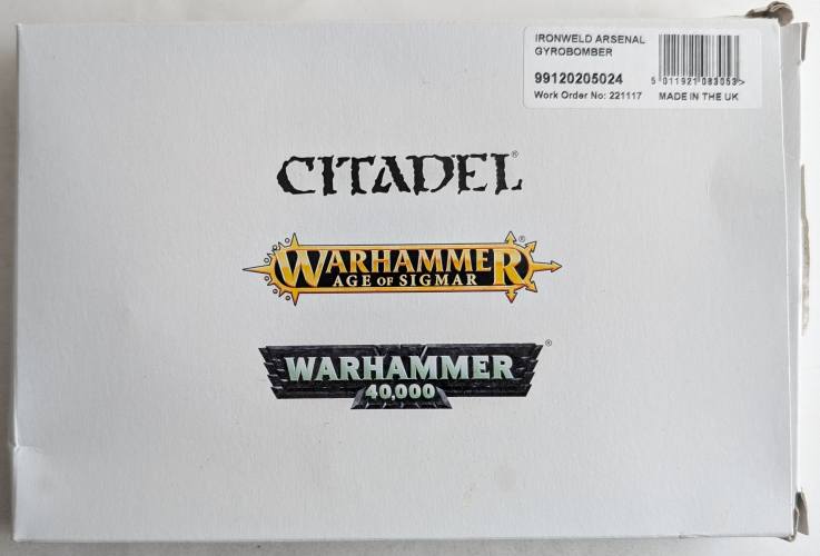 GAMES WORKSHOP  WARHAMMER AGE OF SIGMAR IRONWELD ARSENAL GYROBOMBER