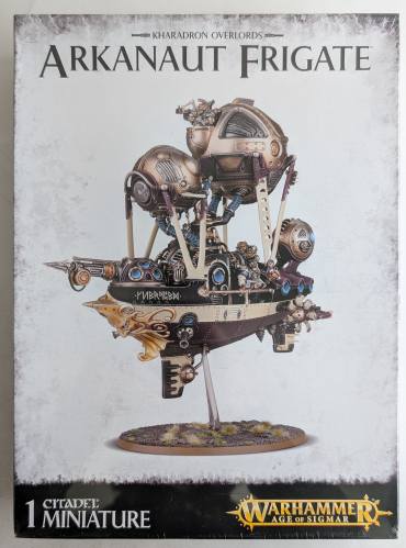 GAMES WORKSHOP  WARHAMMER AGE OF SIGMAR KHARADRON OVERLORDS ARKANAUT FRIGATE