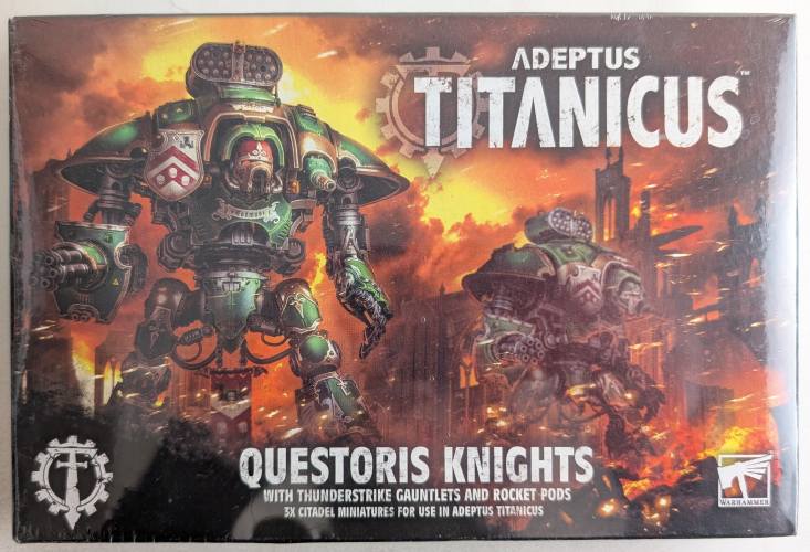 GAMES WORKSHOP  WARHAMMER ADEPTUS TITANICUS QUESTORIS KNIGHTS