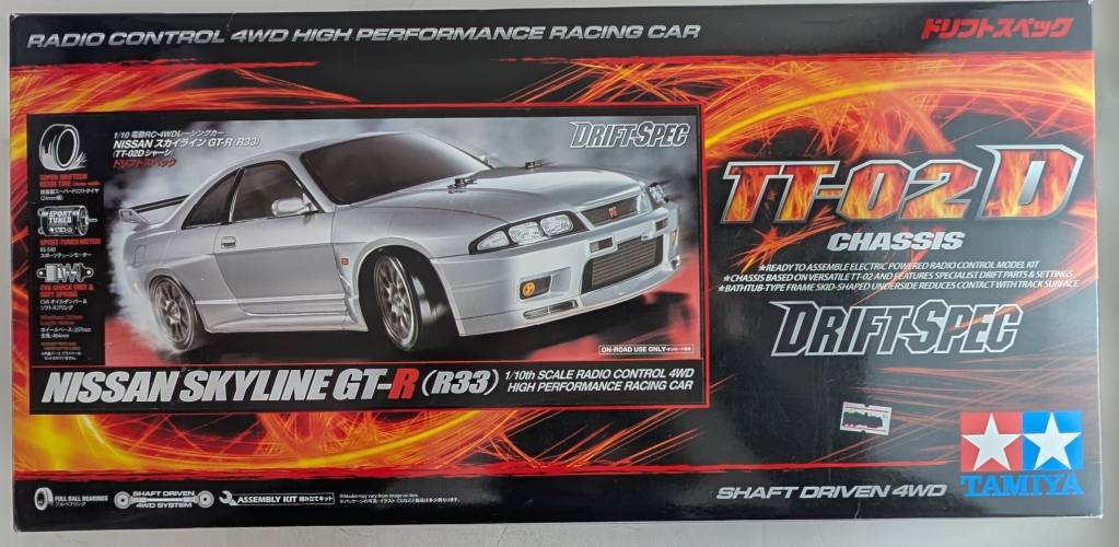 TAMIYA  58604 NISSAN SKYLINE GT-R R33 RADIO CONTROL  UK SALE ONLY 