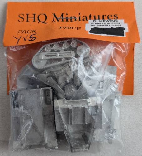SHQ MINIATURES 1/76 YV5 AMERICAN M4 OR M4A1 MMC 81MM MORTAR CARRIER