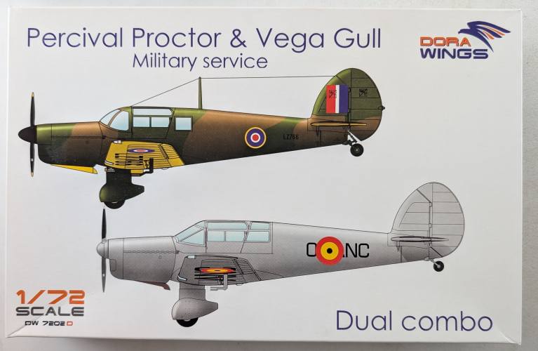 DORA WINGS 1/72 7202 PERCIVAL PROCTOR   VEGA GULL MILITARY SERVICE