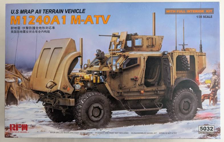 RYE FIELD MODEL 1/35 5032 M1240A1 M-ATV