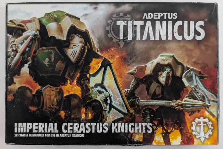 GAMES WORKSHOP  WARHAMMER 40 000 ADEPTUS TITANICUS IMPERIAL CERASTUS KNIGHTS