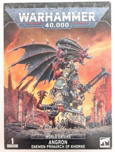 GAMES WORKSHOP  WARHAMMER 40 000 WORLD EATERS AMGRON DAEMON PRIMARCH OF KHORNE