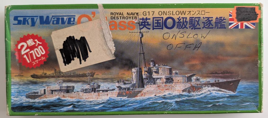 SKYWAVE 1/700 SW-500 ROYAL NAVY DESTROYER O CLASS