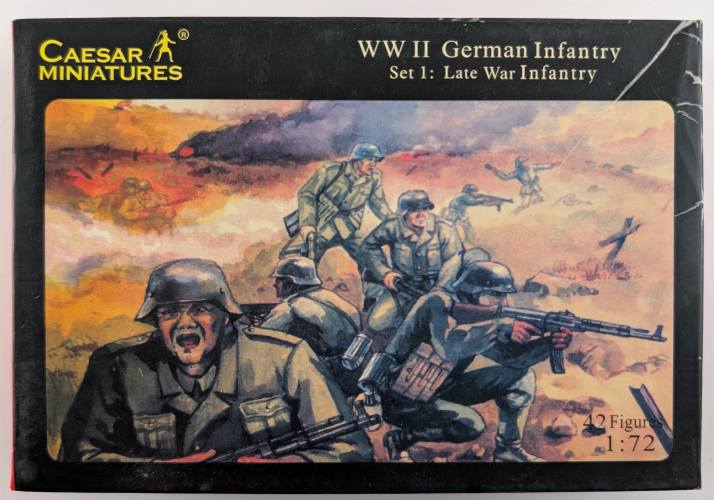 CAESAR MINATURES 1/72 002 WWII GERMAN INFANTRY