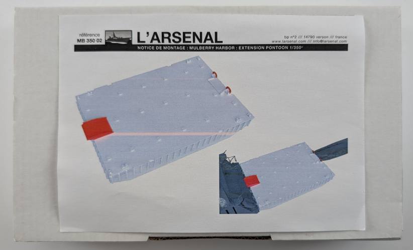 LARSENAL 1/350 35002 MULBERRY HARBOR EXTENSION PONTOON