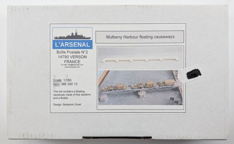 LARSENAL 1/350 35013 MULBERRY HARBOUR FLOATING CAUSEWAYS