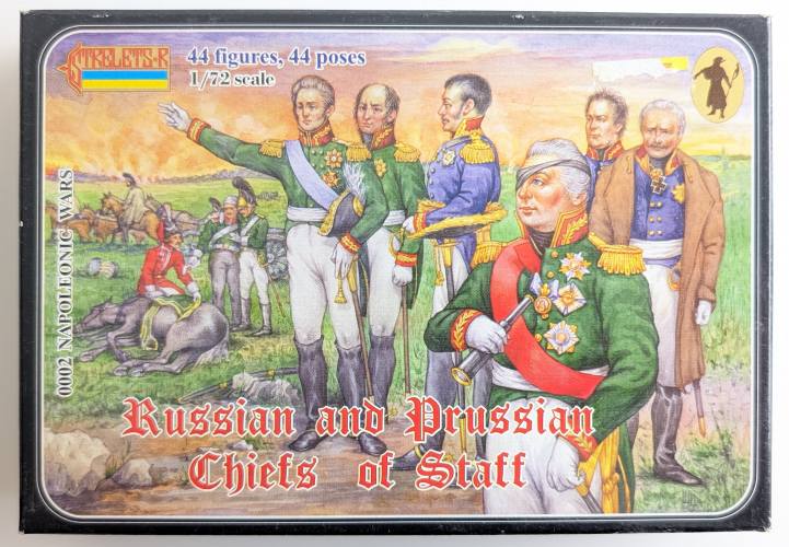 STRELETS 1/72 0002 RUSSIAN AND PRUSSIAN CHIEFS OF STAFF