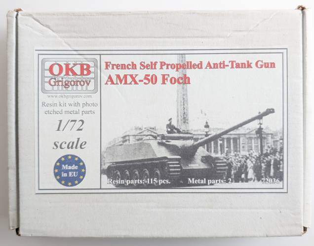 OKB 1/72 72036 FRENCH SELF PROPELLED ANTI TANK GUN AMX-50 FOCH