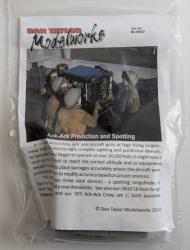 DAN TAYLOR MODELWORKS 1/76 76927 ACK ACK PREDICTION AND SPOTTING
