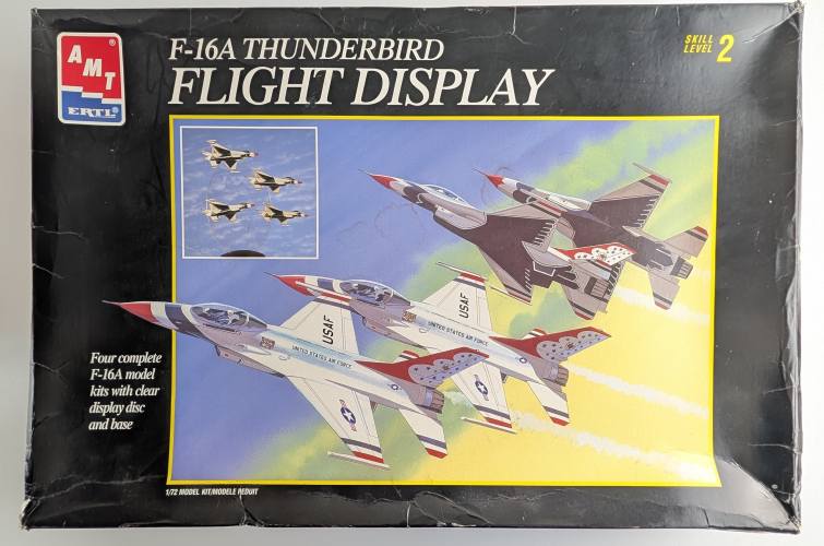 AMT 1/72 6325 F-16A THUNDERBIRDS 4 KITS 
