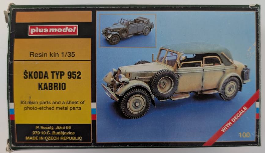 PLUS MODEL 1/35 100 SKODA TYP 952 KABRIO