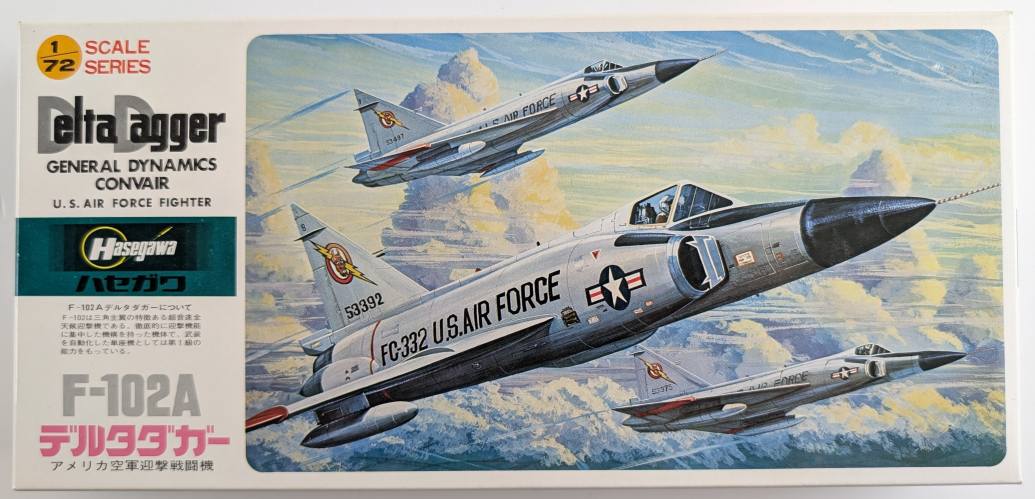 HASEGAWA 1/72 E2 USAF F-102A DELTA DAGGER