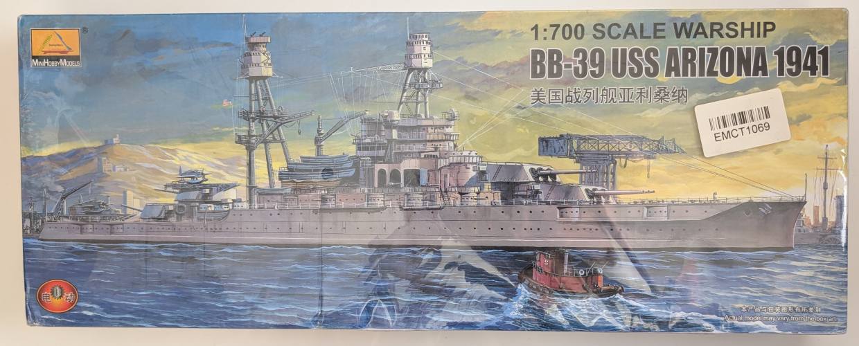 MINI HOBBY MODELS 1/700 80918 BB-39 USS ARIZONA 1941