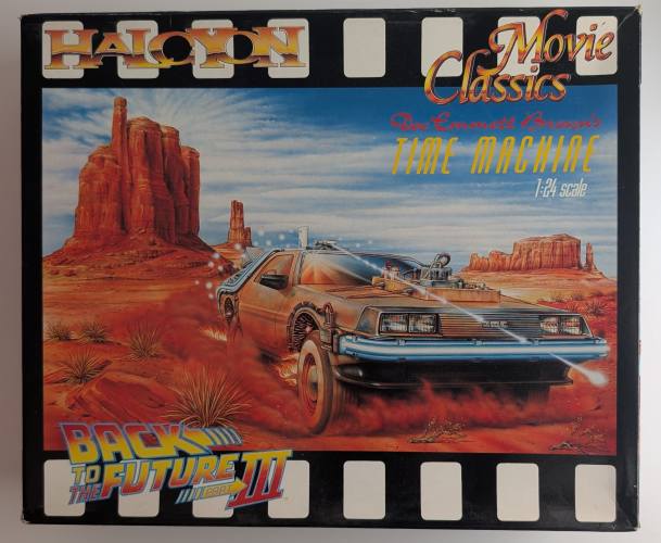 HALCYON 1/24 HAL06 DOC EMMETT BROWN TIME MACHINE BACK TO THE FUTURE PART III
