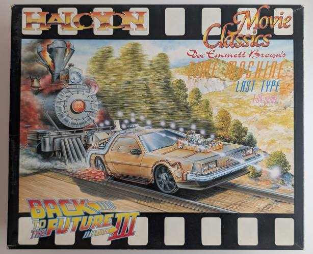 HALCYON 1/24 HAL08 DOC EMMETT BROWN TIME MACHINE LAST TYPE BACK TO THE FUTURE PART III