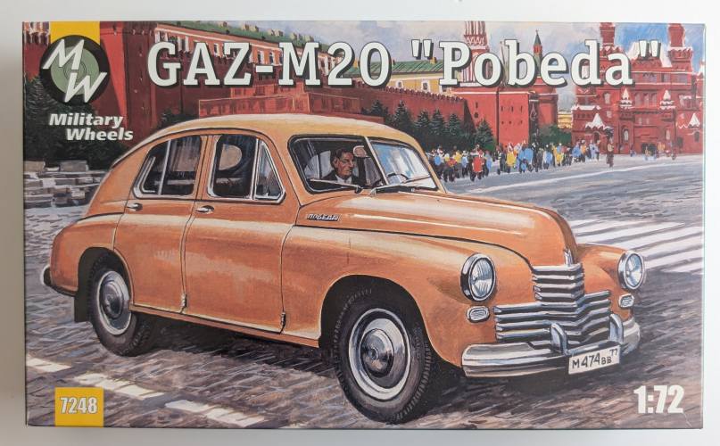 MILITARY WHEELS 1/72 7248 GAZ-M20 POBEDA MILITARY WHEELS 1/72 7248 GAZ-M20 POBEDA