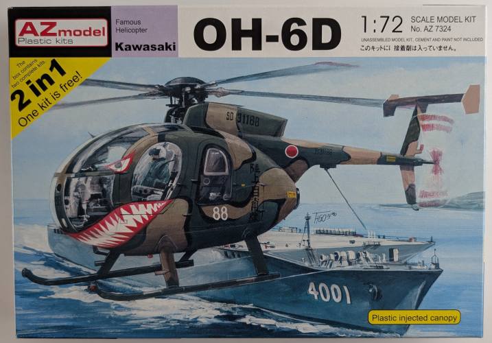 AZ MODEL 1/72 7324 KAWASAKI OH-6D