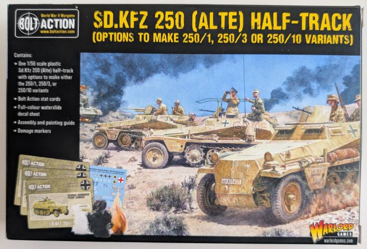 WARLORD 1/56 SD.KFZ 250 ALTE HALF TRACK