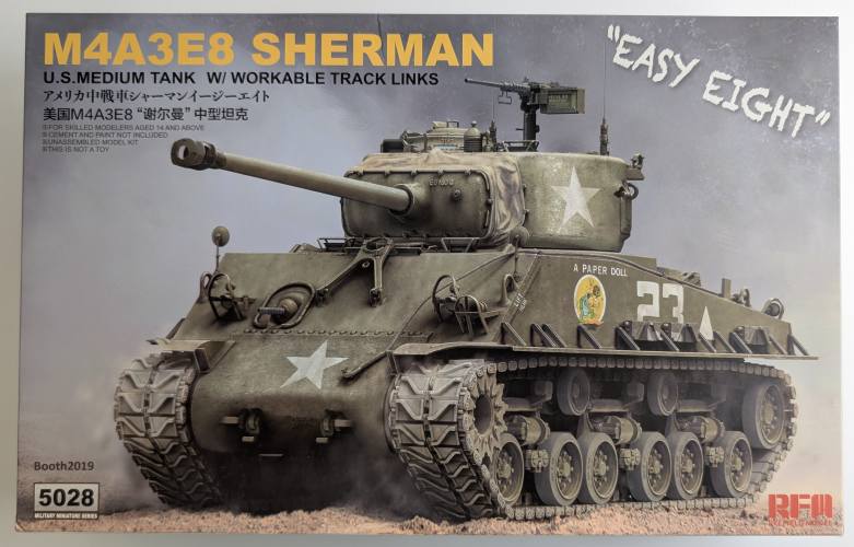 RYE FIELD MODEL 1/35 5028 M4A3E8 SHERMAN