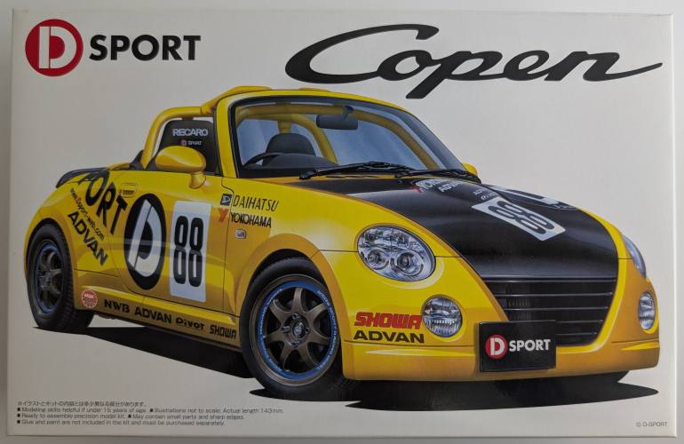 AOSHIMA 1/24 039038 COPEN D SPORT