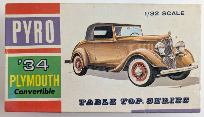 PYRO  C335 34 PLYMOUTH CONVERTIBLE 