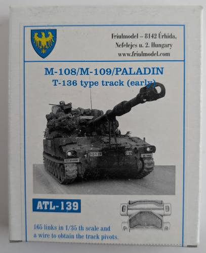 FRIULMODEL 1/35 ATL-139 M-108/M-109/PALADIN T-136 TYPE TRACK