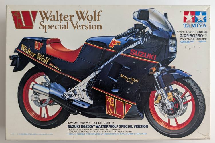 TAMIYA 1/12 14053 SUZUKI RG250 WALTER WOLF