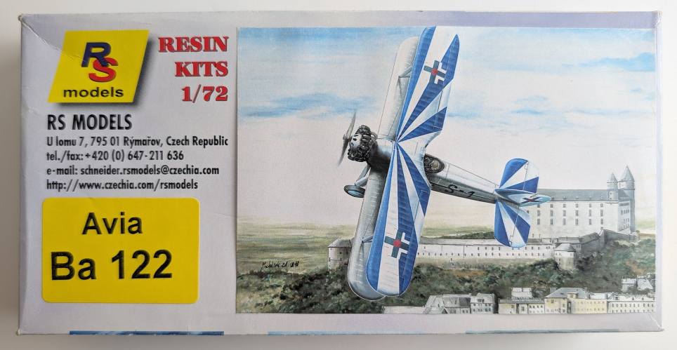 RS MODELS 1/72 AVIA BA 122