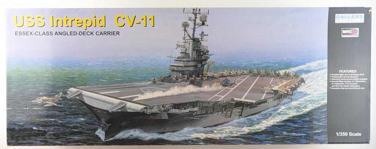 GALLERY 1/350 64008 USS INTREPID CV-11 ANGLED DECK CARRIER  UK SALE ONLY 