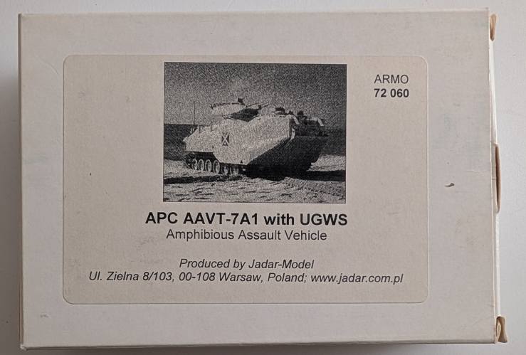 JADAR MODEL 1/72 72060 APC AAVT-7A1 WITH UGWS