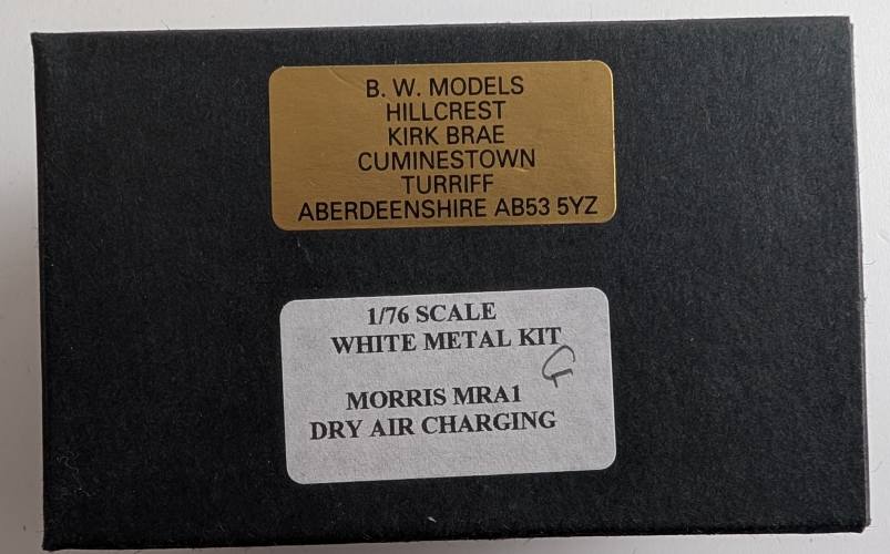 BW MODELS  1/76 MORRIS MRA1 ARY AIR CHARGING