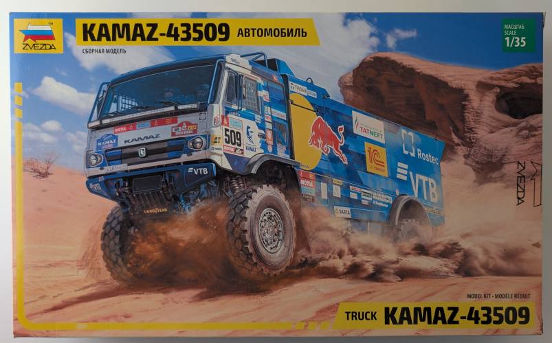 ZVEZDA MODELS 1/35 3657 KAMAZ 43509 TRUCK