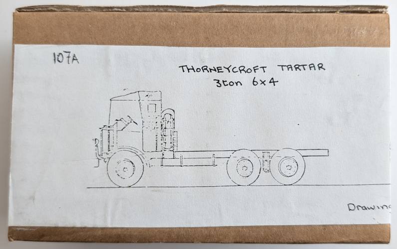 TRUX MODELS  107A THORNEYCROFT TARTAR 3 TON 6X4