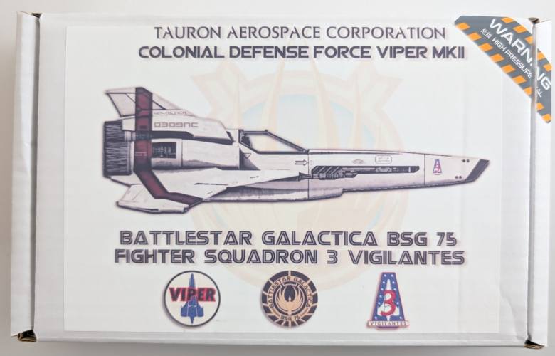 UNKNOWN MAKE  BATTLESTAR GALACTICA TAURON AEROSPACE CORPORATION VIPER MK II  NO DECALS 
