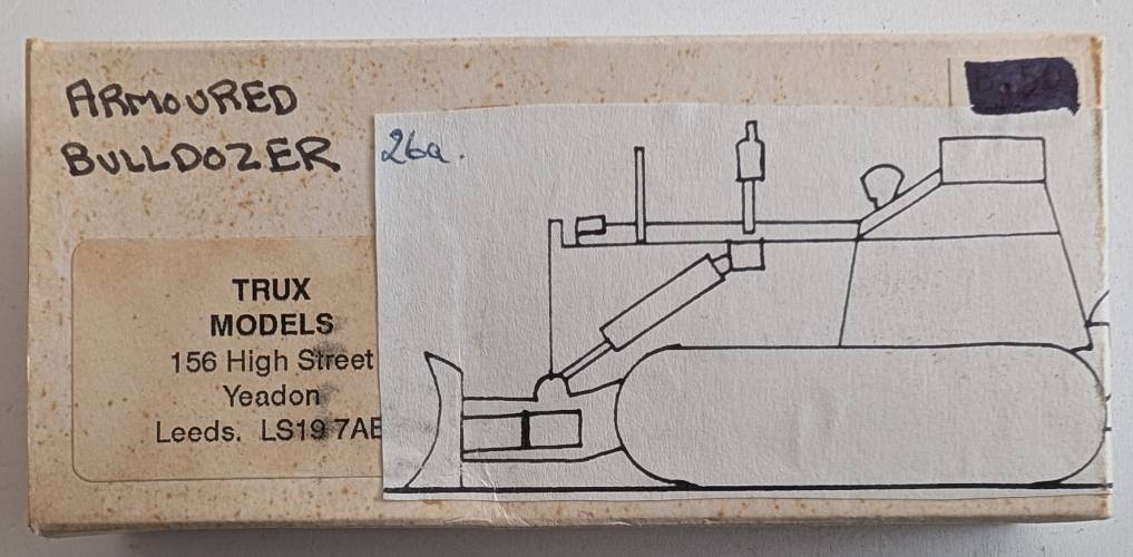 TRUX MODELS  ARMOURED BULLDOZER