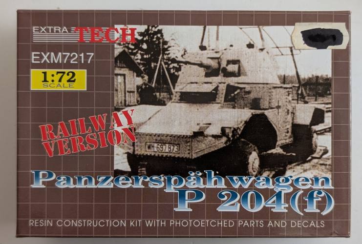 EXTRA TECH 1/72 7217 PANZERSPAHWAGEN P 204 F